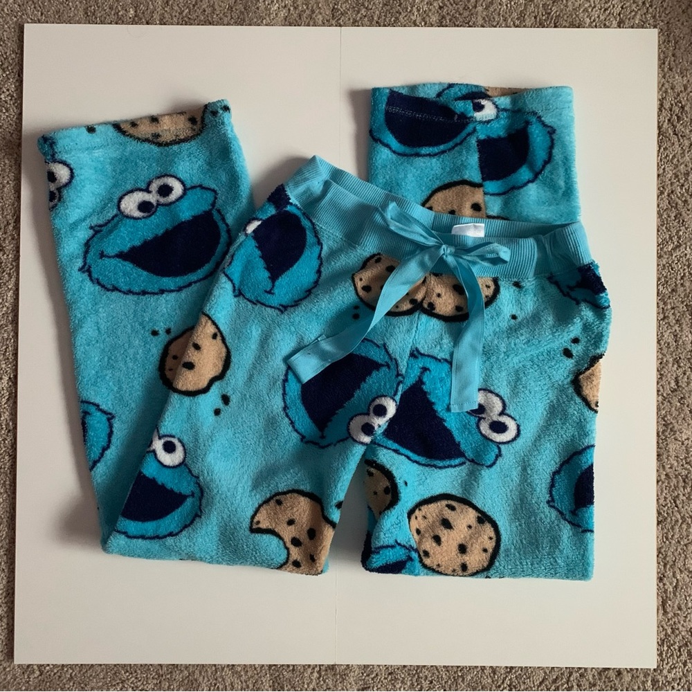 cookie monster pajama pants